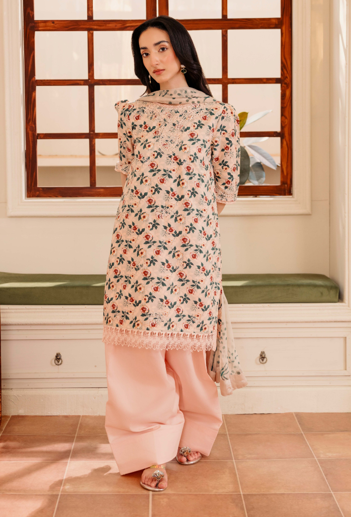 MIRAL - D08 Chiffon Pakistani Winter Dresses - Humdum - 1