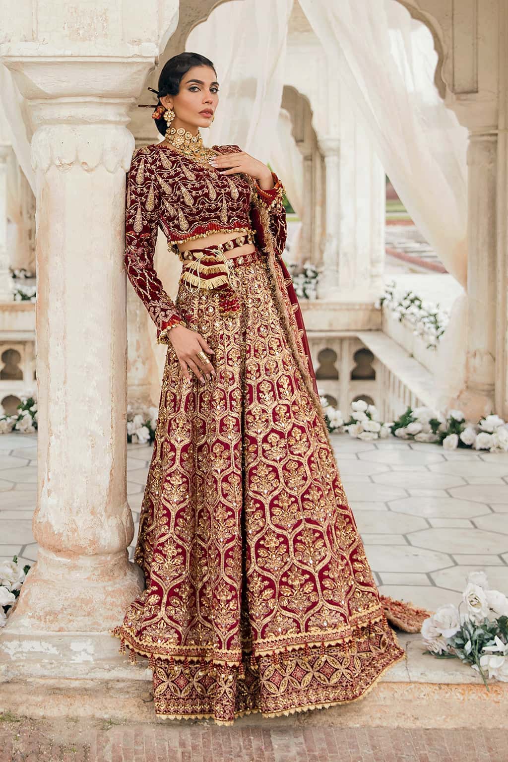 Hayal Raw Silk Pakistani Formal Dresses - Afrozeh - 5