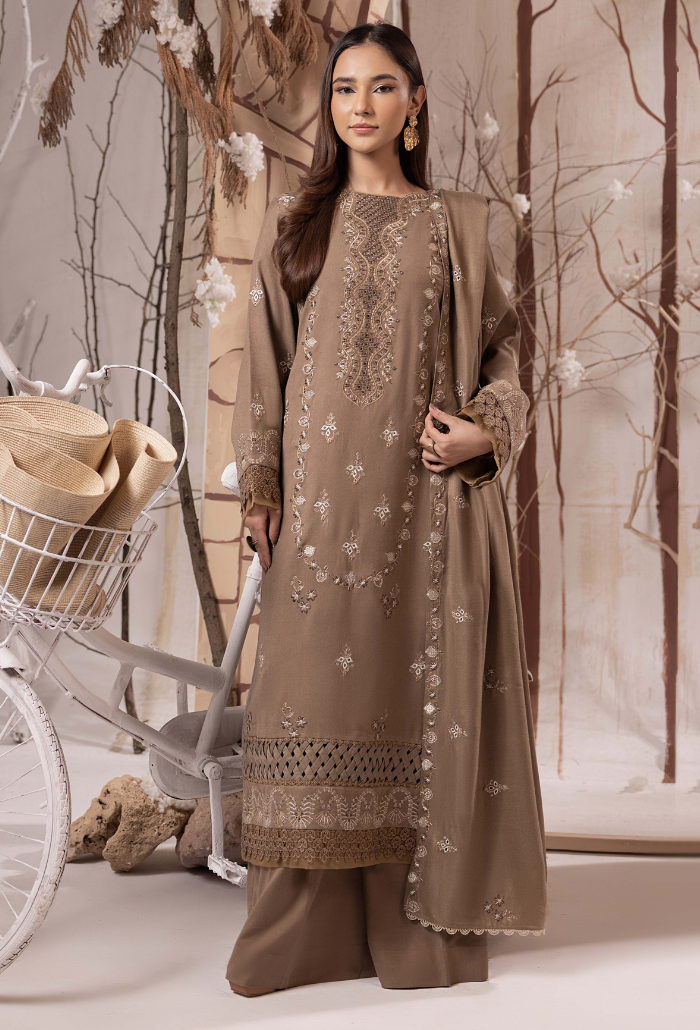 Irina-D03 Premium Fabric Pakistani Winter Dresses - Humdum - 1