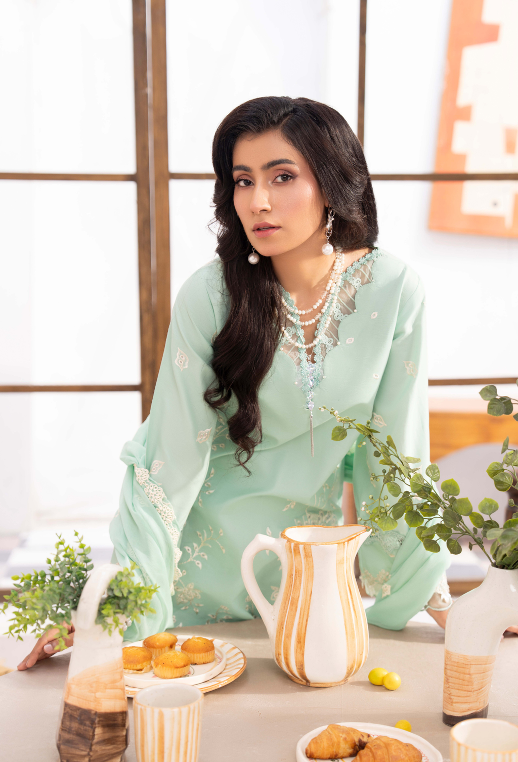 NAYAB - D07 Chiffon Pakistani Summer Dresses - Humdum - 4