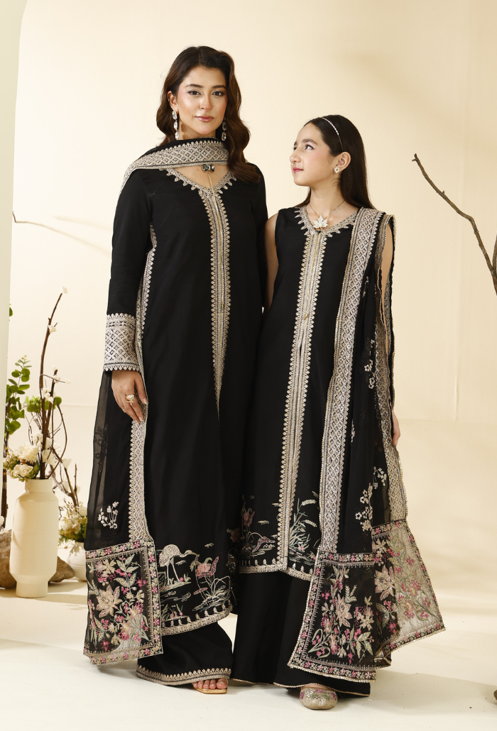 Rabt - D03 Raw Silk Pakistani Formal Dresses - Humdum - 6