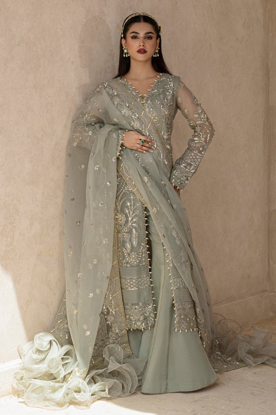 MUSHK Pakistani Designer Dress