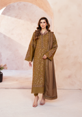 OLIVE REVERIE Embroidered Pakistani Dress