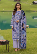 Floral - D04 Chiffon Pakistani Summer Dresses - Humdum - 1