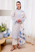 LAYLA - D05 Organza Pakistani Winter Dresses - Humdum - 1