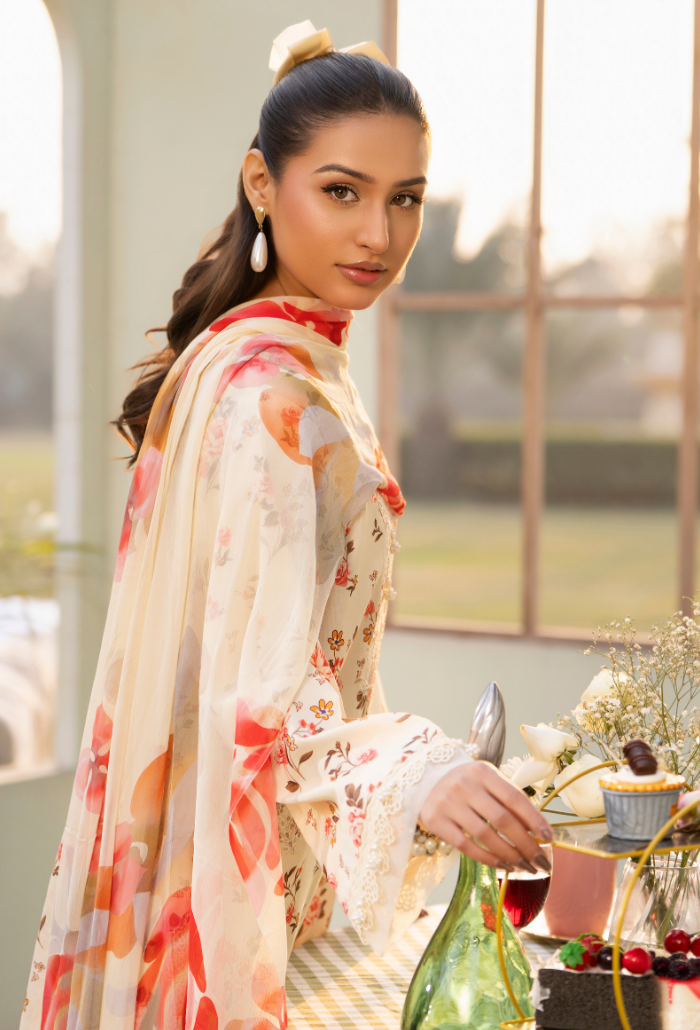 Gardenia'26 - D05 Chiffon Pakistani Summer Dresses - Humdum - 8