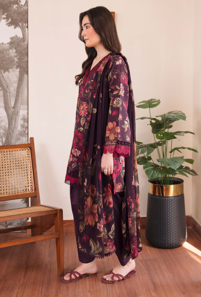 COCO - D10 Chiffon Pakistani Winter Dresses - Humdum - 3