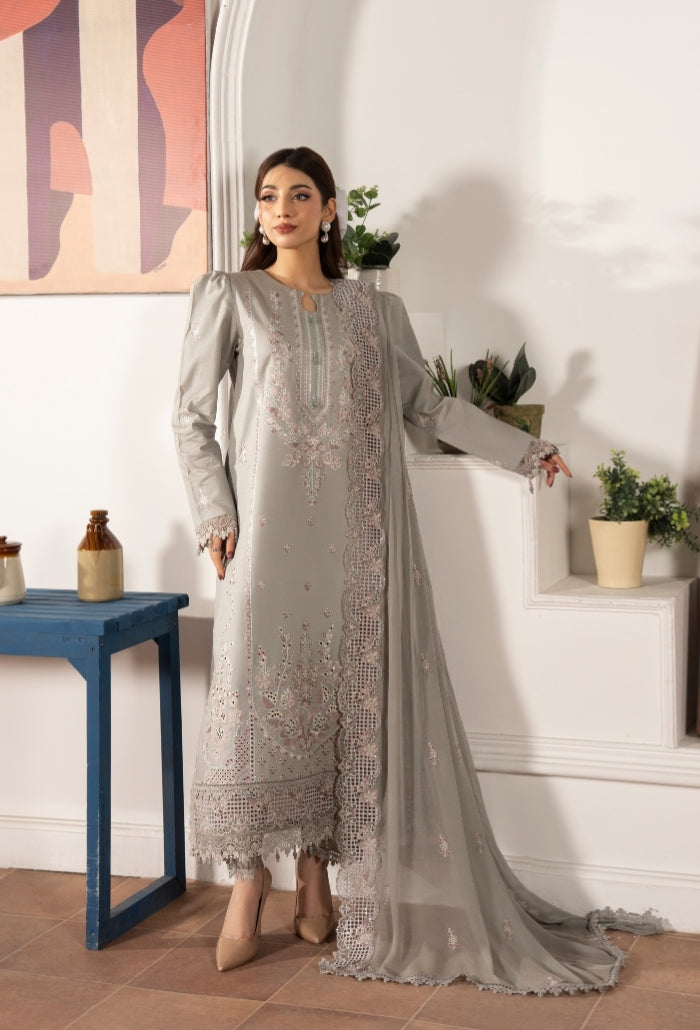 Meraki - D10 Chiffon Pakistani Summer Dresses - Humdum - 2
