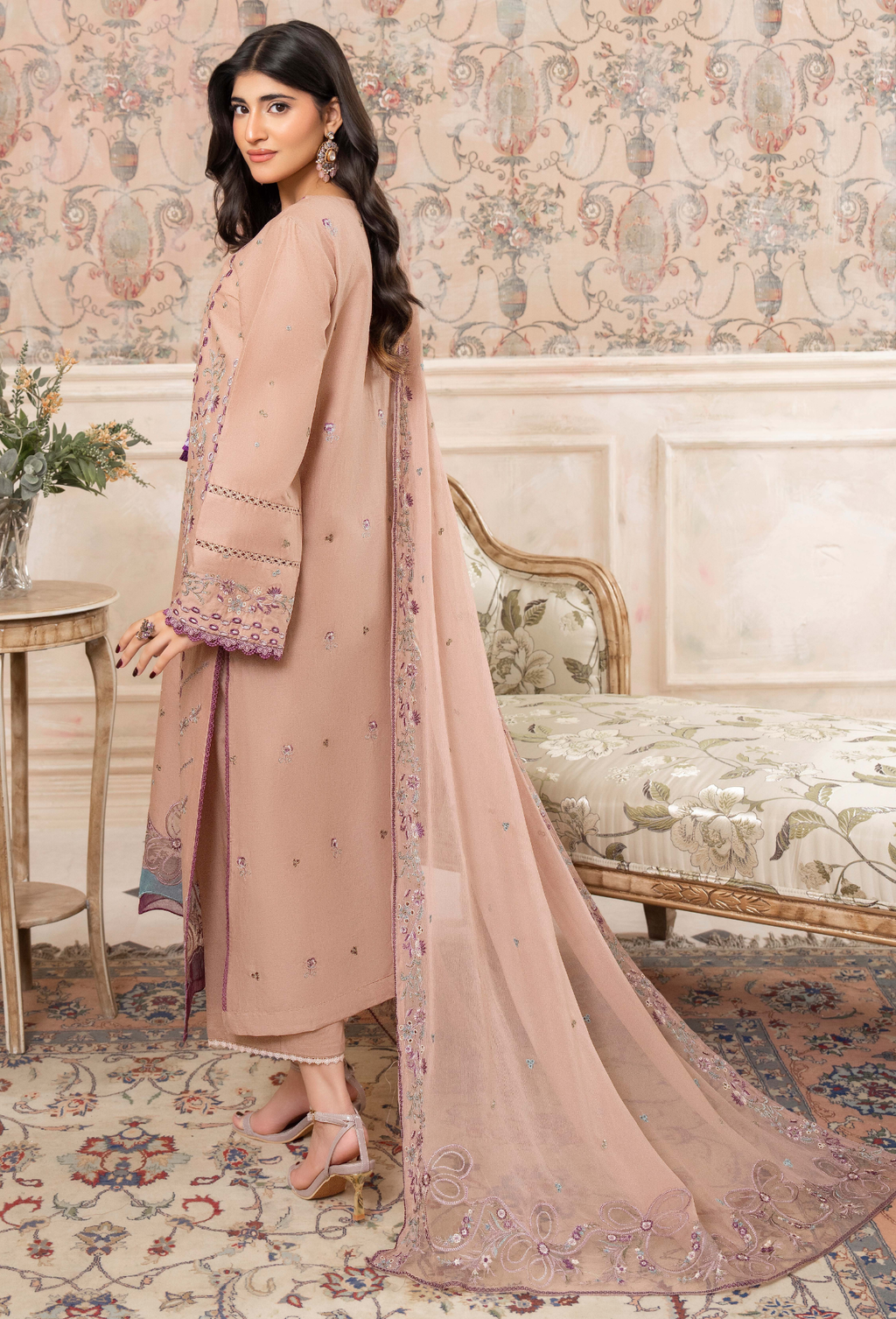 Nyra - D10 Chiffon Pakistani Summer Dresses - Humdum - 2
