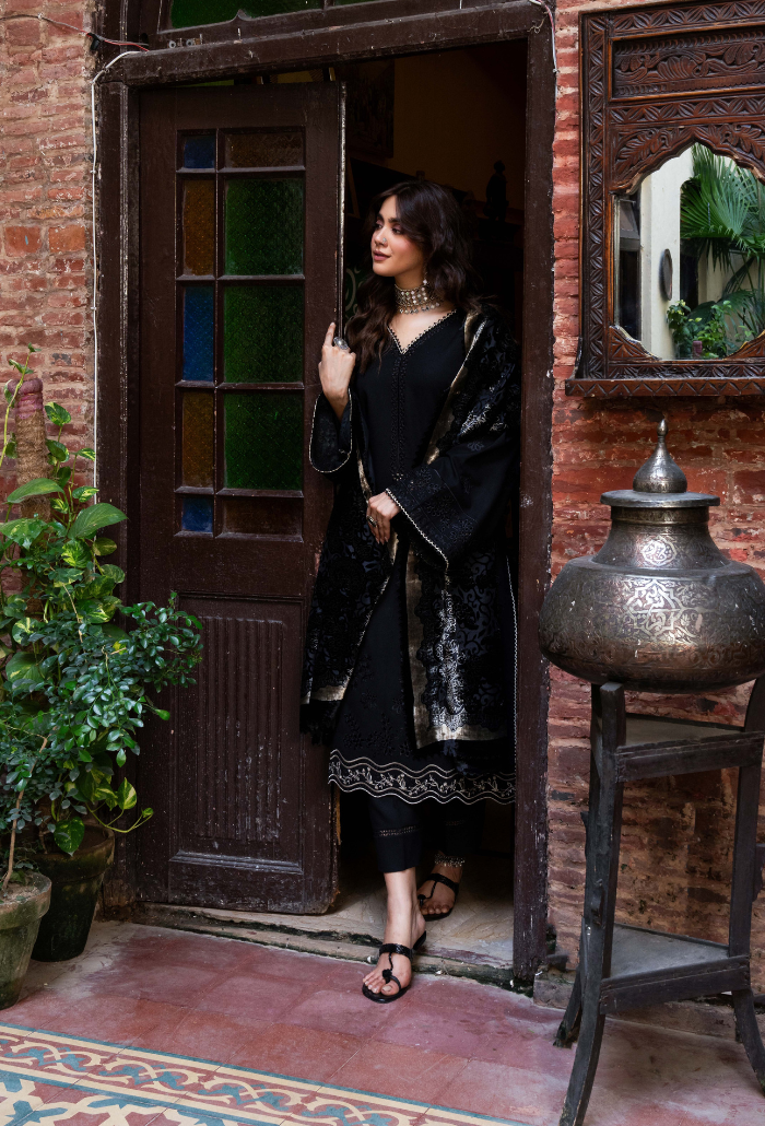ZOUQ CHAPTER 2 - D01 Premium Fabric Pakistani Winter Dresses - Humdum - 3