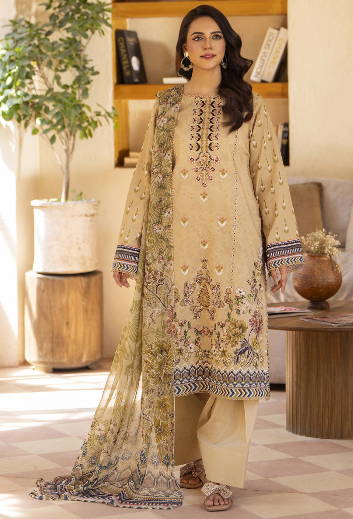 Zarwisha-D10 Chiffon Pakistani Summer Dresses - Humdum - 3