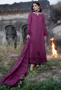 Khumar - D05 Organza Pakistani Winter Dresses - Humdum - 1