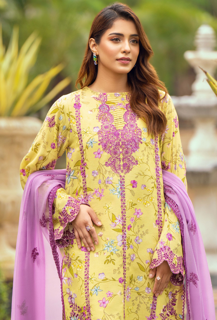 Diva - D09 Chiffon Pakistani Winter Dresses - Humdum - 2