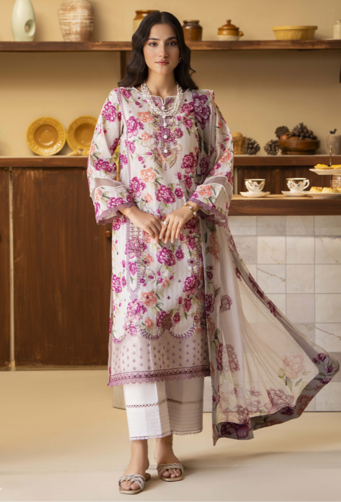 Senora - D10 Chiffon Pakistani Summer Dresses - Humdum - 2