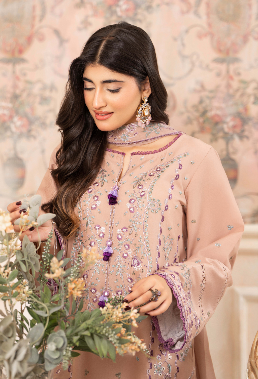 Nyra - D10 Chiffon Pakistani Summer Dresses - Humdum - 4