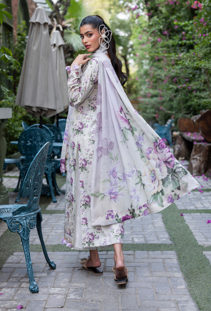 EDEN GARDEN CHAPTER 2 D07 Chiffon Pakistani Summer Dresses - Humdum - 4