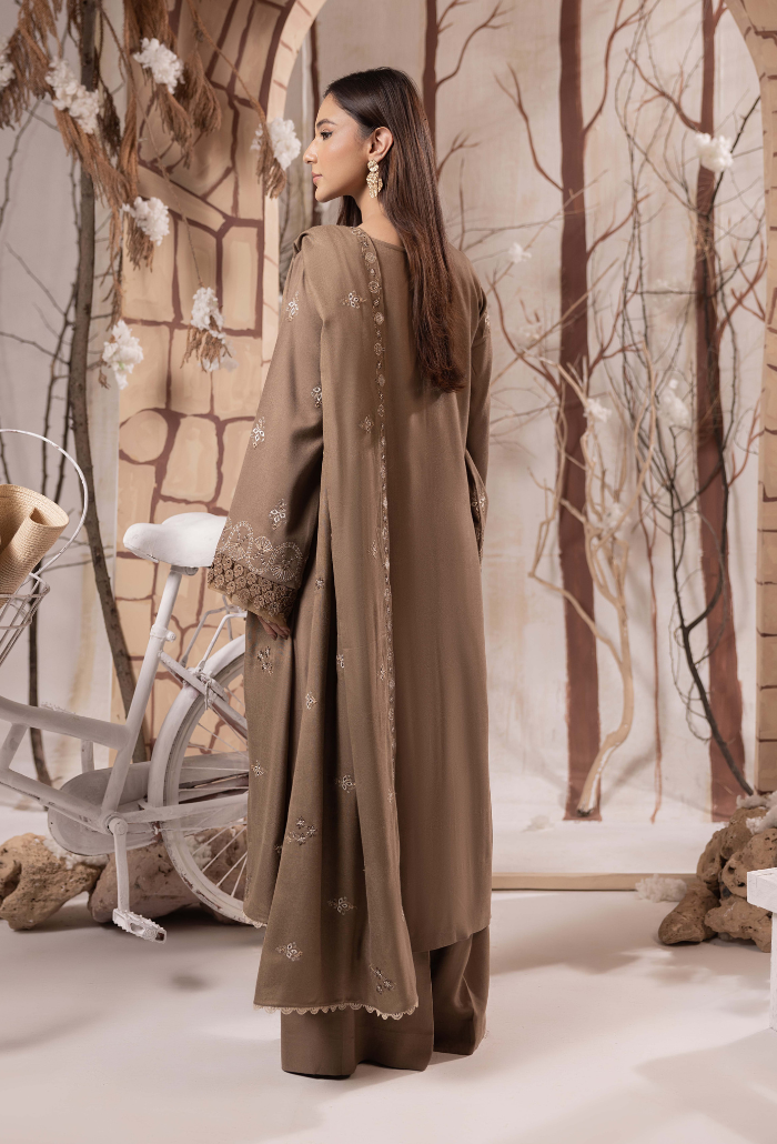 Irina-D03 Premium Fabric Pakistani Winter Dresses - Humdum - 3