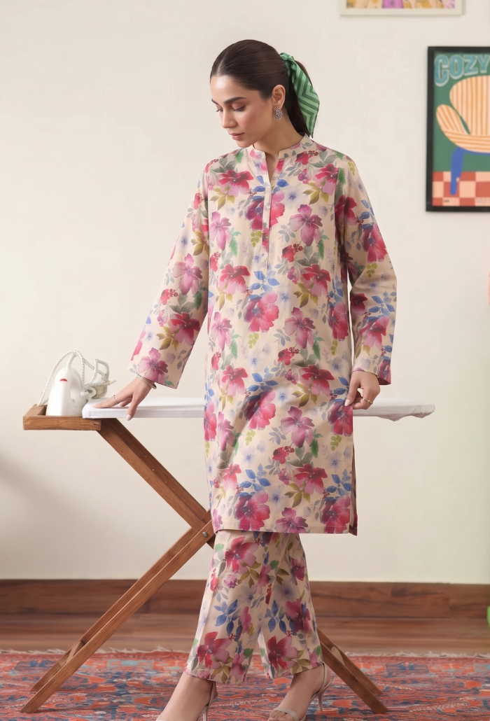 Ethnic By Humdum - D05 Lawn Pakistani Summer Dresses - Humdum - 2