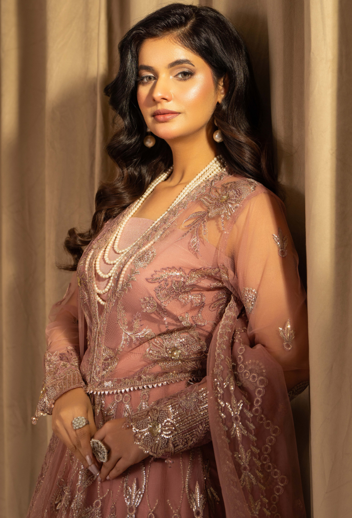 HOC - D09 Raw Silk Pakistani Formal Dresses - Humdum - 4
