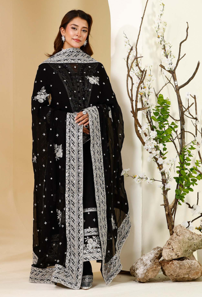 Rabt - D07 Raw Silk Pakistani Formal Dresses - Humdum - 5