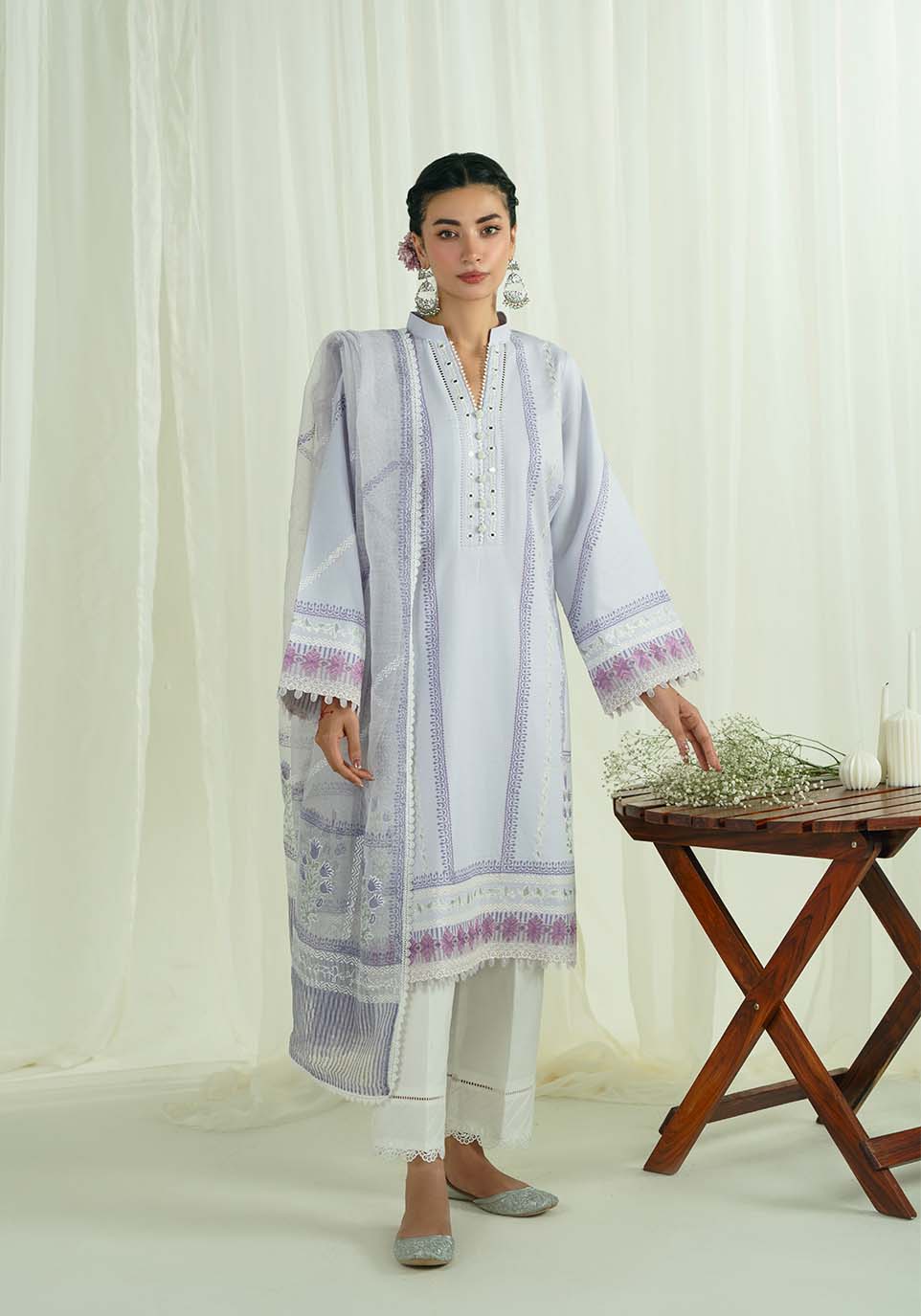 LALARUKH Embroidered Pakistani Dress