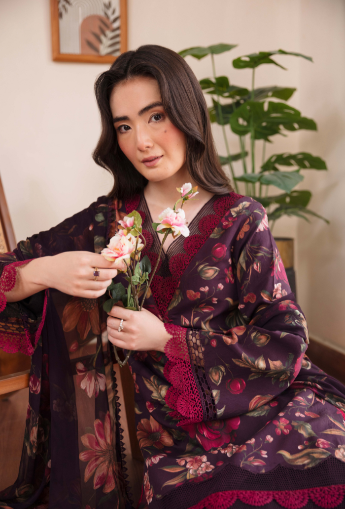 COCO - D10 Chiffon Pakistani Winter Dresses - Humdum - 4