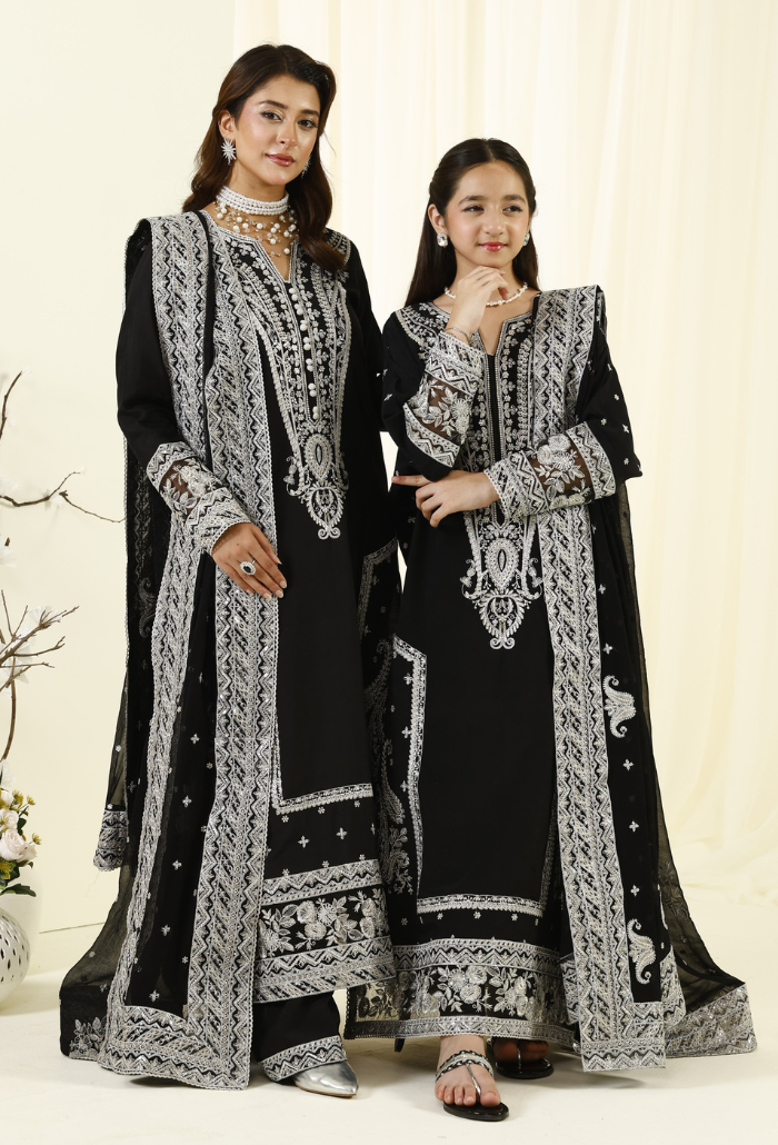 Rabt - D07 Raw Silk Pakistani Formal Dresses - Humdum - 1
