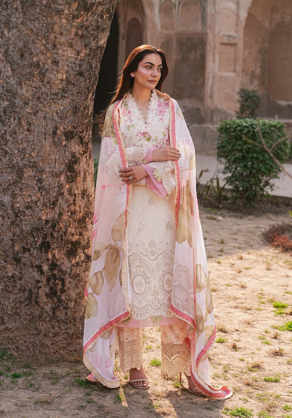 ZQL005 Embroidered Pakistani Dress