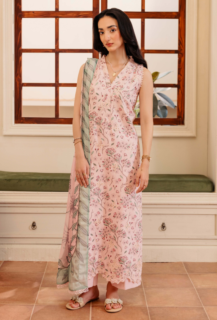 MIRAL - D07 Chiffon Pakistani Winter Dresses - Humdum - 1