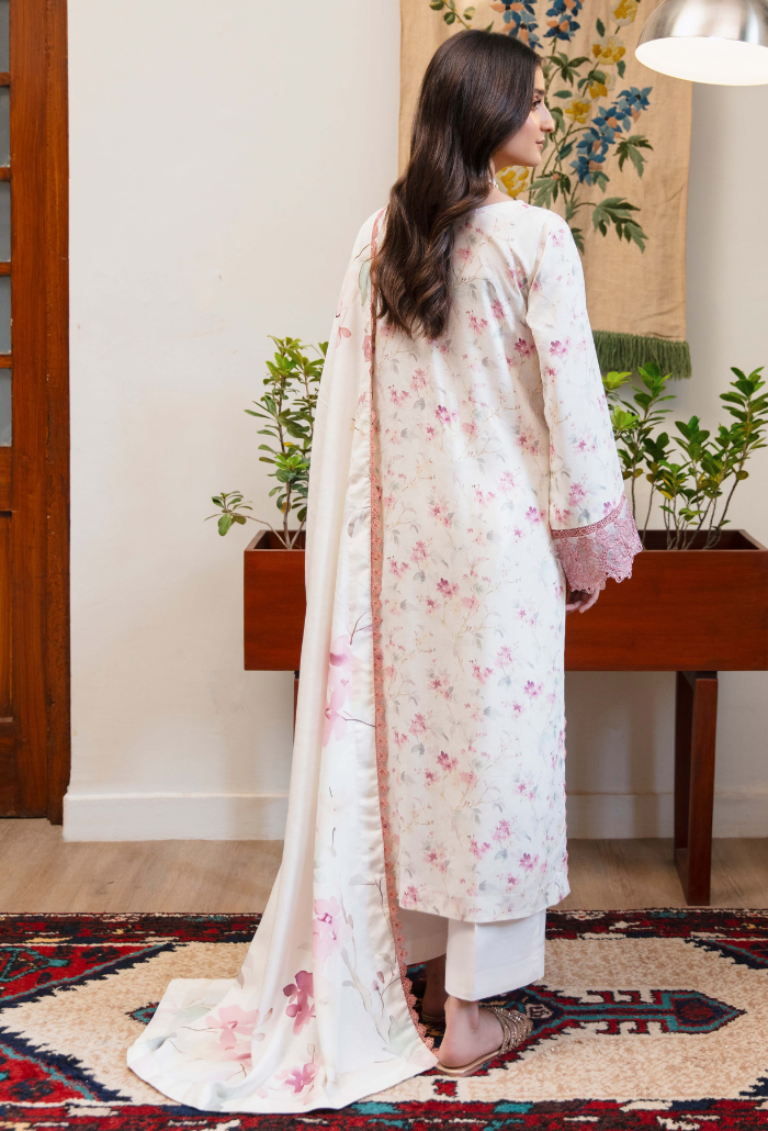 LAIBA - D06 Organza Pakistani Winter Dresses - Humdum - 2