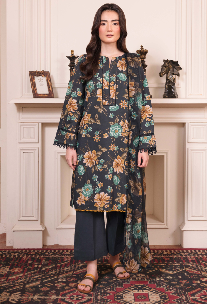 COCO - D06 Chiffon Pakistani Winter Dresses - Humdum - 1