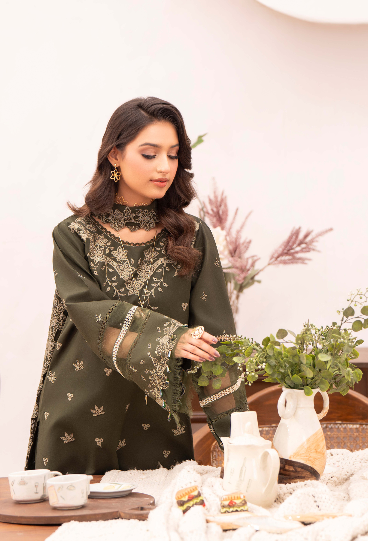 NAYAB - D08 Chiffon Pakistani Summer Dresses - Humdum - 4
