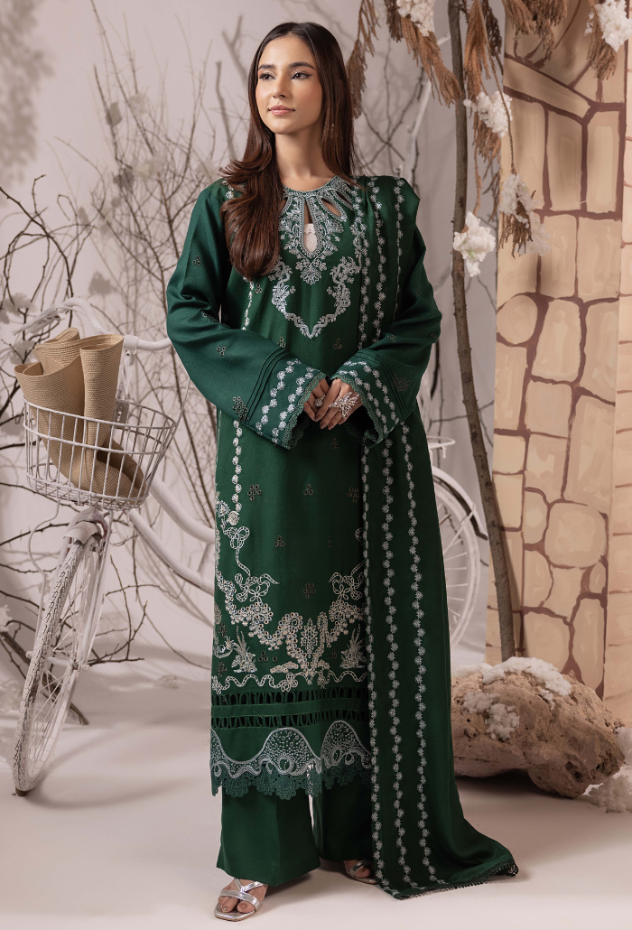 Irina-D10 Premium Fabric Pakistani Winter Dresses - Humdum - 2