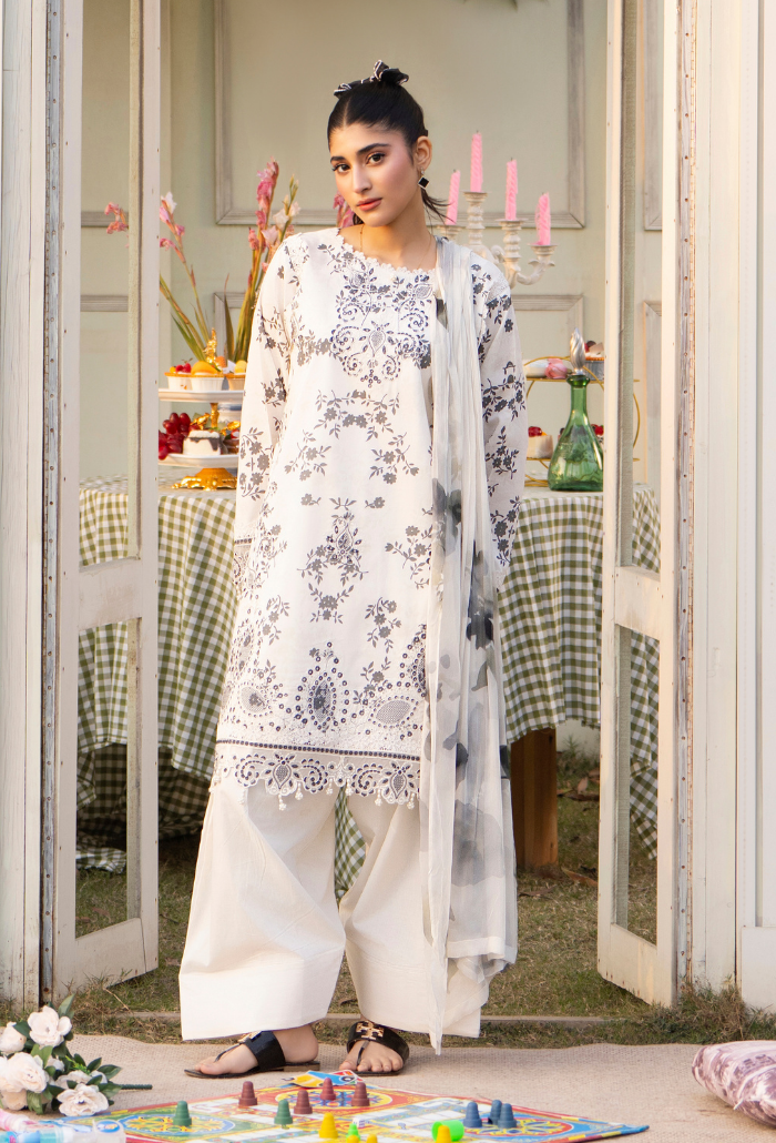 Gardenia'26 - D02 Chiffon Pakistani Summer Dresses - Humdum - 2