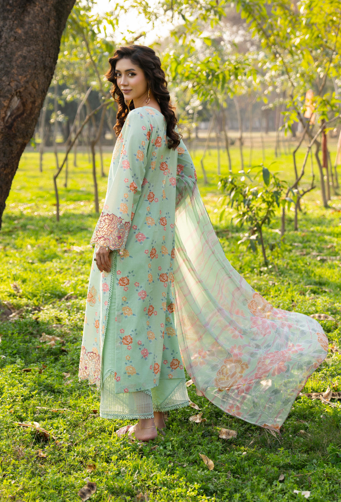 Eden Garden Chapter 3 - D10 Chiffon Pakistani Summer Dresses - Humdum - 2