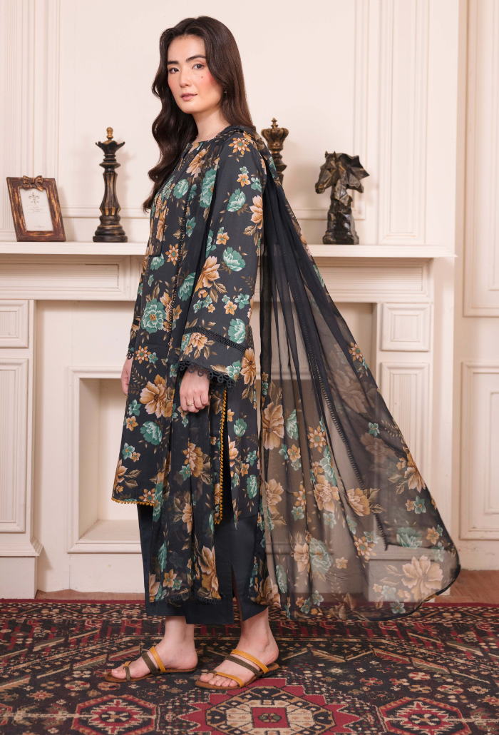 COCO - D06 Chiffon Pakistani Winter Dresses - Humdum - 3