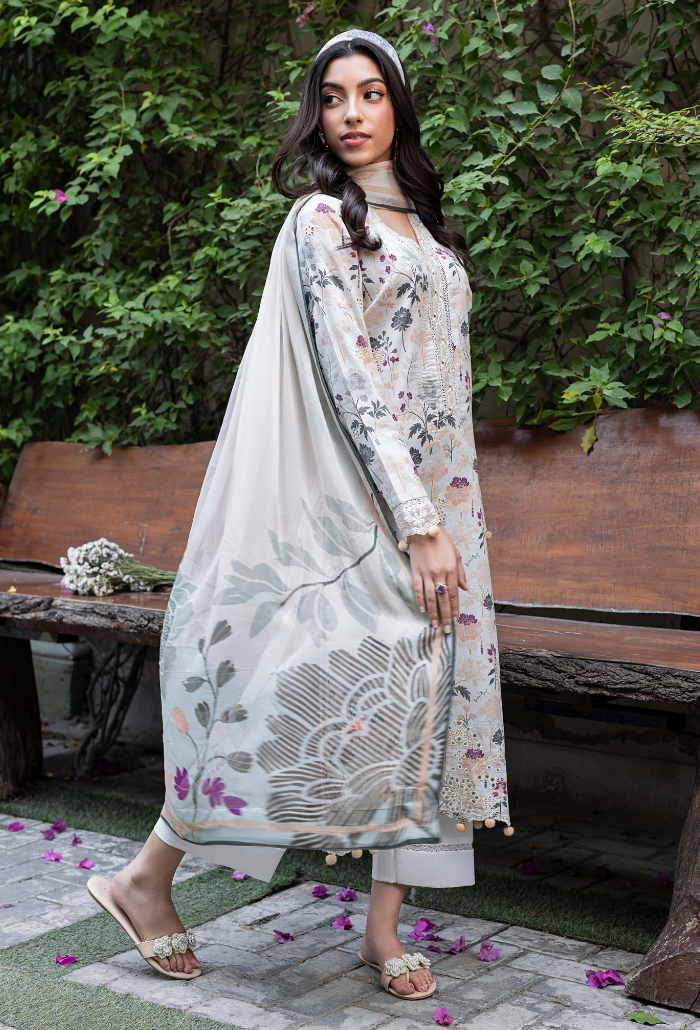 EDEN GARDEN CHAPTER 2 D10 Chiffon Pakistani Summer Dresses - Humdum - 4