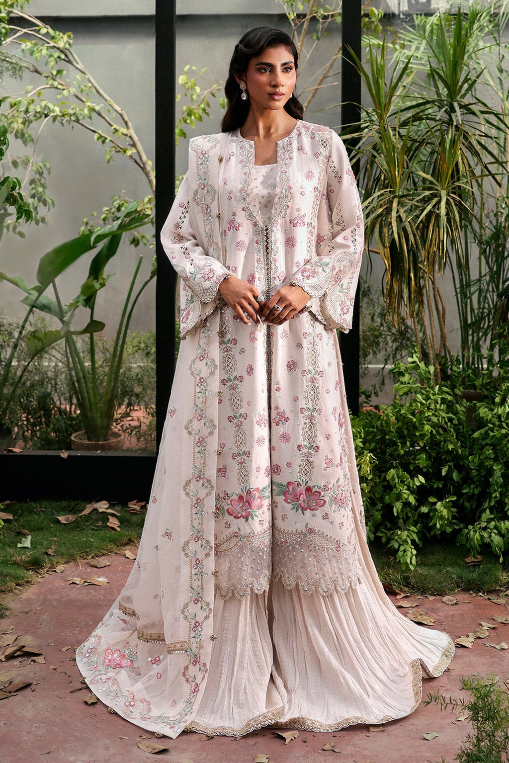 Rue Raw Silk Pakistani Formal Dresses - Afrozeh - 1