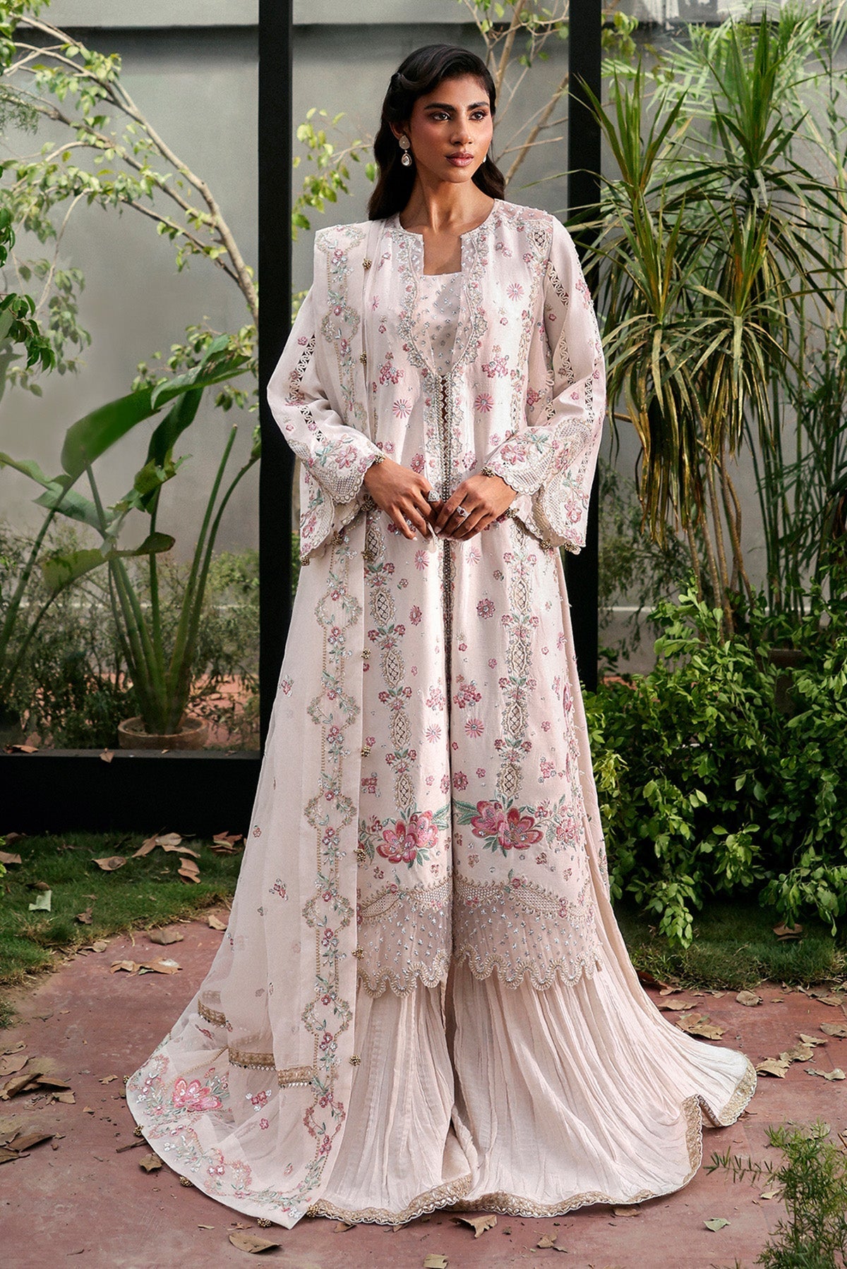 Rue Raw Silk Pakistani Formal Dresses - Afrozeh - 1