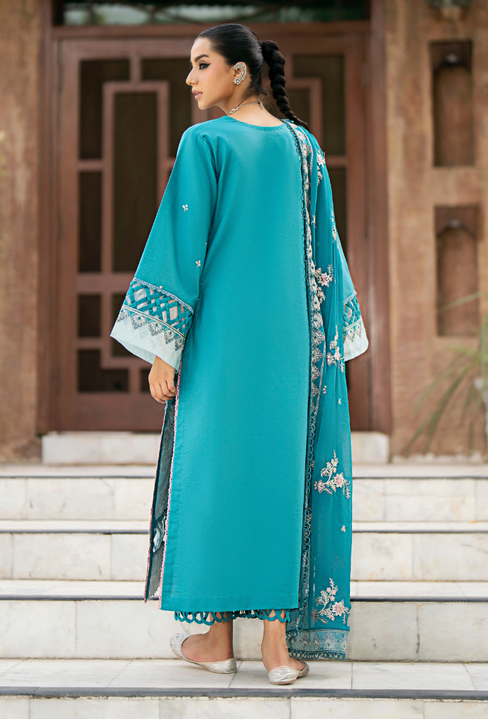 Selin - D01 Chiffon Pakistani Summer Dresses - Humdum - 2