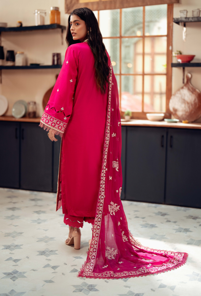 Lalarukh - D06 Chiffon Pakistani Summer Dresses - Humdum - 2