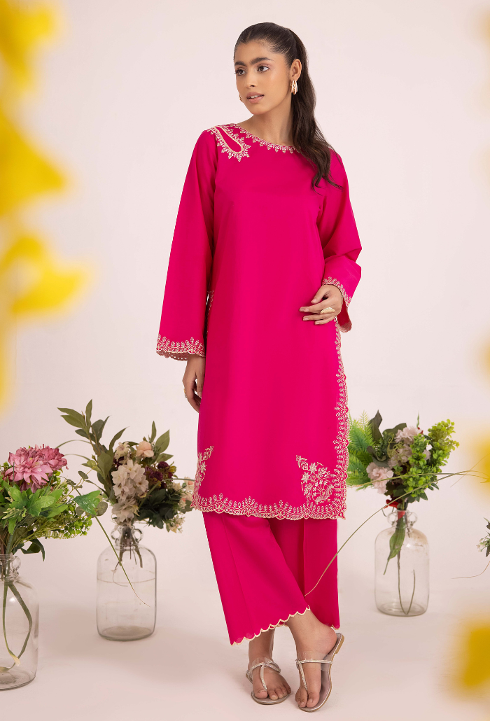 Pret 2 - D04 Lawn Pakistani Summer Dresses - Humdum - 2