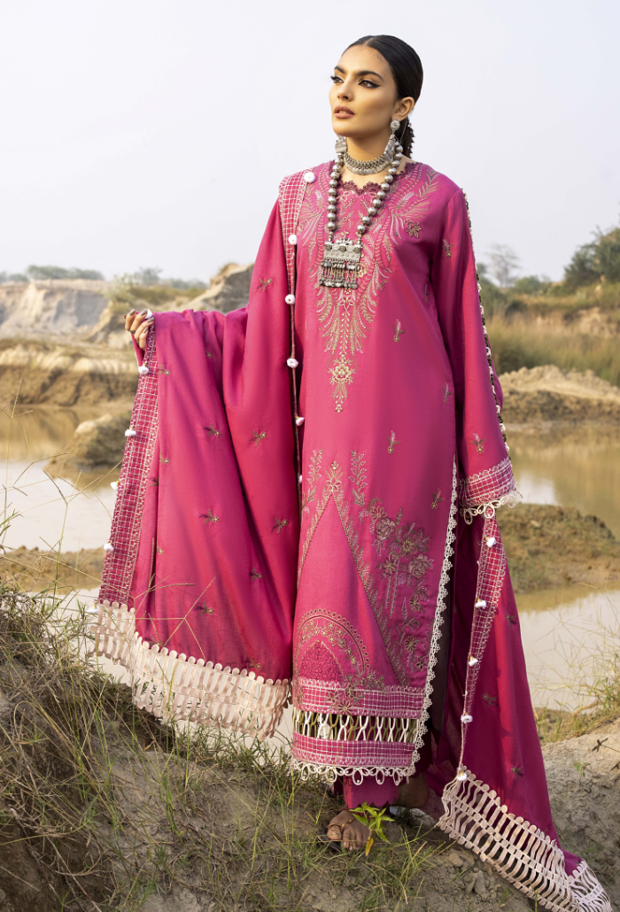 Sierra-D07 Premium Fabric Pakistani Winter Dresses - Humdum - 2