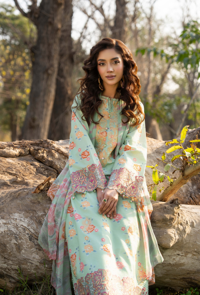 Eden Garden Chapter 3 - D10 Chiffon Pakistani Summer Dresses - Humdum - 4
