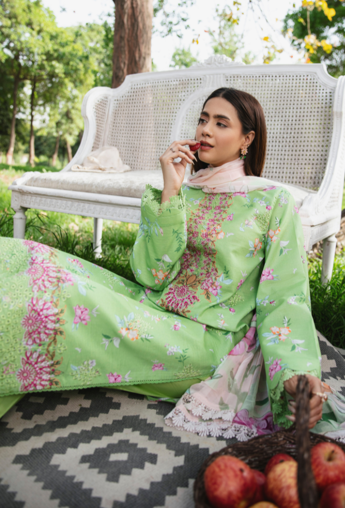 Summer Breeze - D08 Chiffon Pakistani Summer Dresses - Humdum - 3