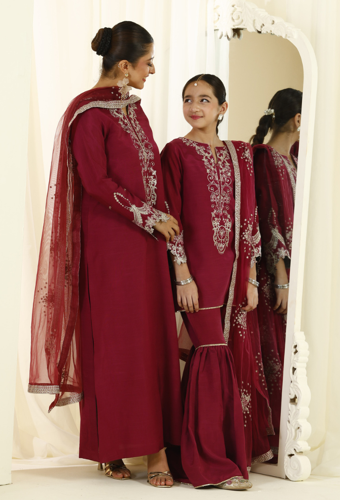 Rabt - D05 Raw Silk Pakistani Formal Dresses - Humdum - 6