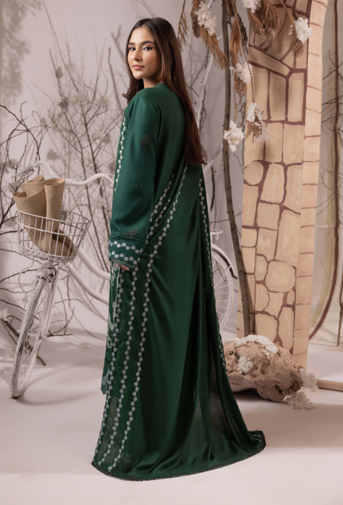 Irina-D10 Premium Fabric Pakistani Winter Dresses - Humdum - 3