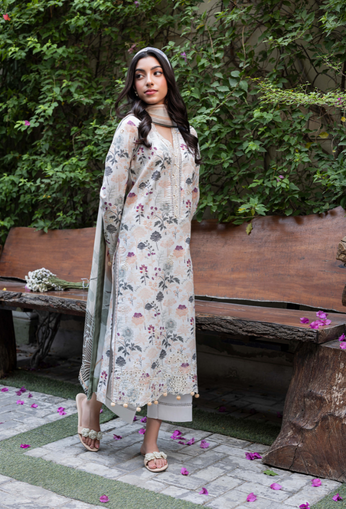 EDEN GARDEN CHAPTER 2 D10 Chiffon Pakistani Summer Dresses - Humdum - 2