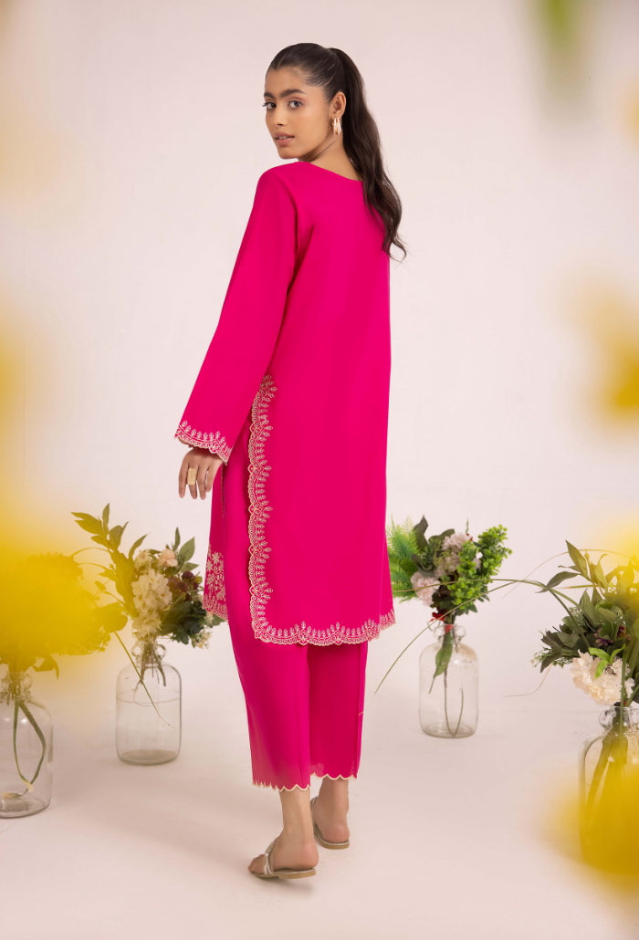 Pret 2 - D04 Lawn Pakistani Summer Dresses - Humdum - 3