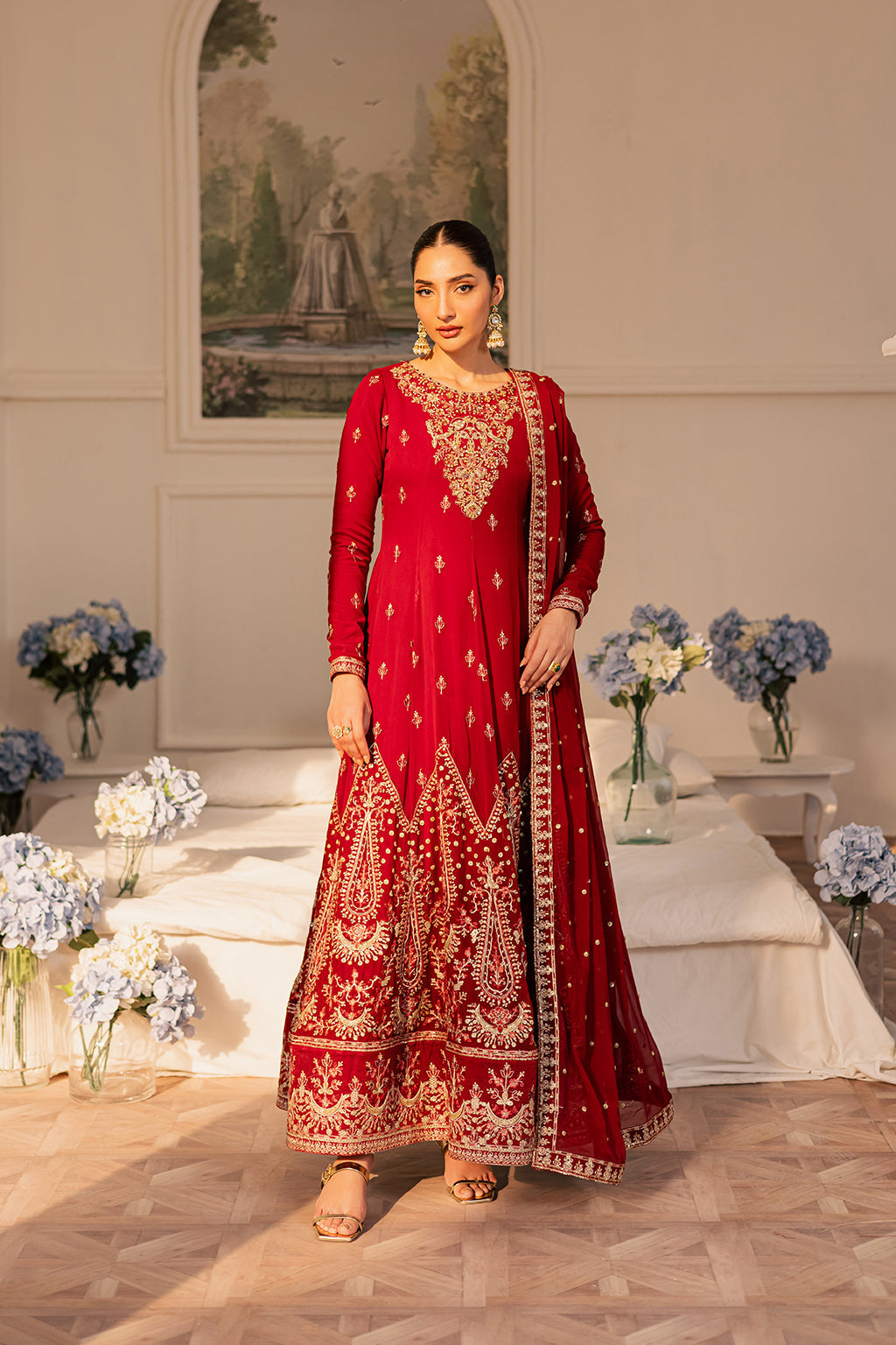 CIREL Raw Silk Pakistani Formal Dresses